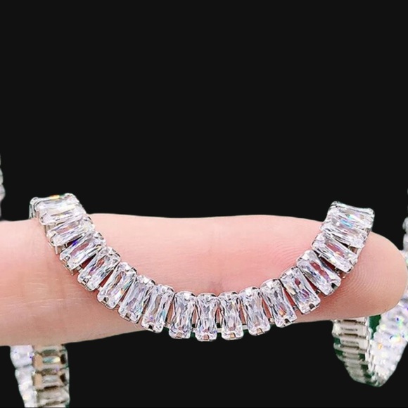 🎁 The Larynah Lab Diamond Tennis Necklace - Picture 7 of 14